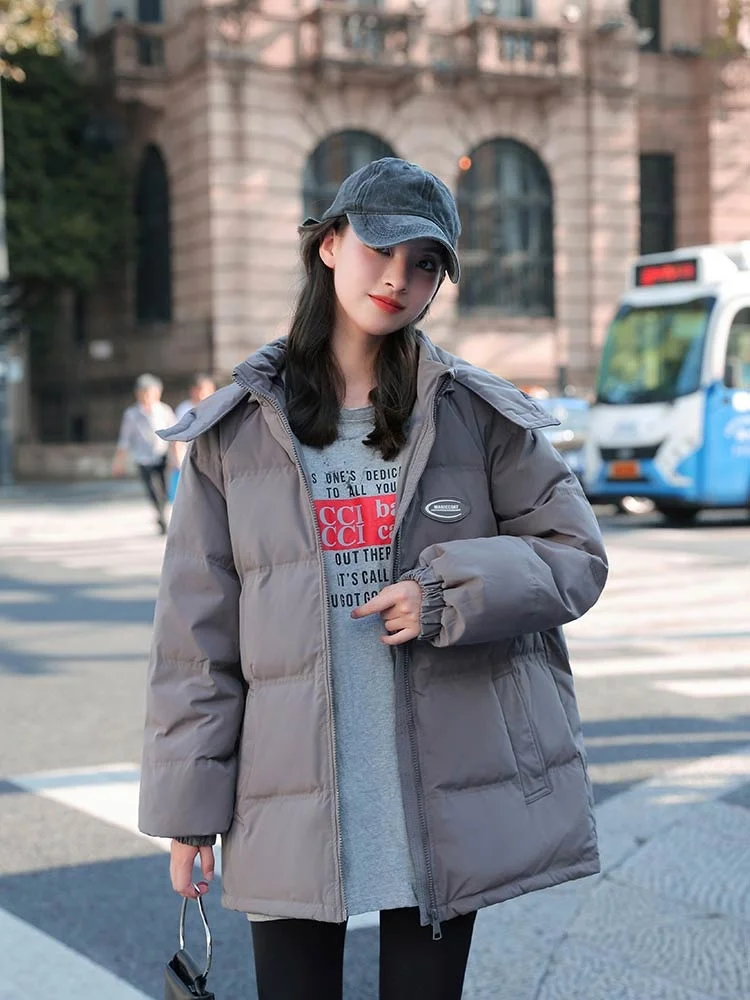 Women's Autumn Winter Jacket 2022 Thicken Warm Coat Removable Hooded Parka Clothes Women Streetwear Elegant Outerwear