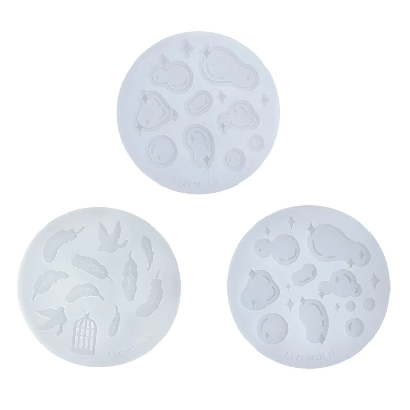 

Feathers Silicone Mold Hollow Epoxy Shaker Fillings Silicone Mold Birds Epoxy Resin Filler Mold for Quicksand Resin Dropshipping
