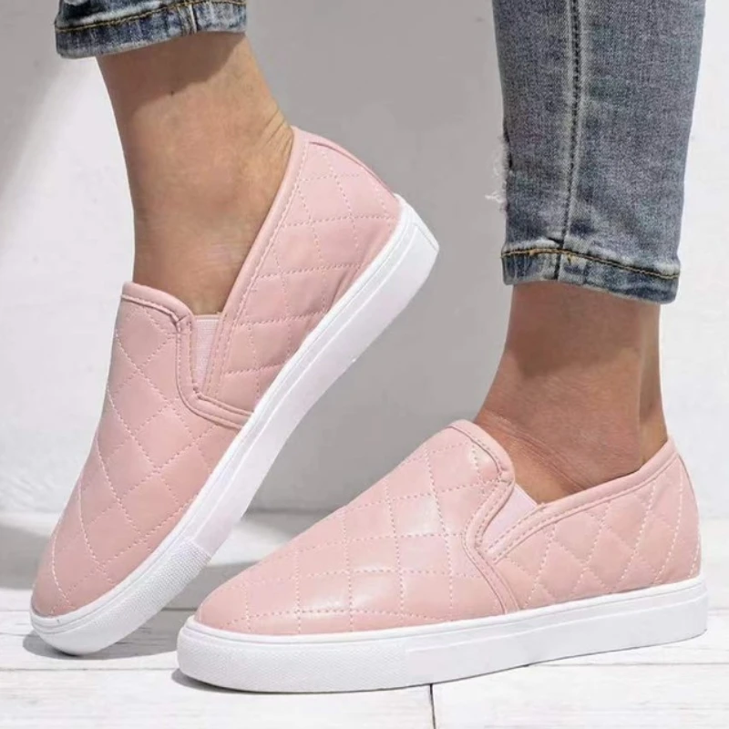 

2022 Women's Sneakers New Autumn New Slip on Casual Shoes Comfortable Waterproof Ladies Loafers Female Flat Shoes Size 36-43