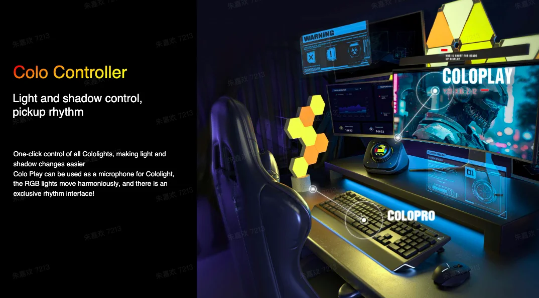 Настольный контроллер для умного дома Cyberpunk настольный смарт-игр потоковая