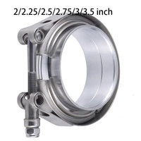 22 252 52 7533 5 inch stainless steel turbo exhaust v band clamp male female flange assembly
