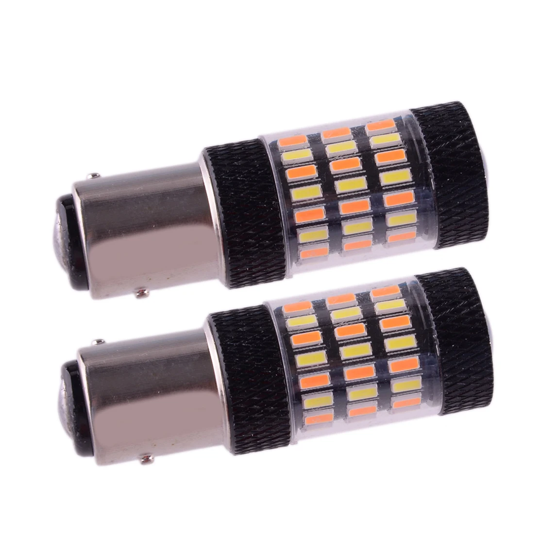 

2Pcs 1157 60SMD LED Turn Signal Light Bulb Switchback 6500-8000K 12V-24V Fit for Honda Accord Sedan 1998-2012 2013 2014 2015