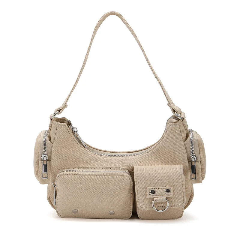 Модные женские сумочки из денима универсальные сумки с карманами роскошный