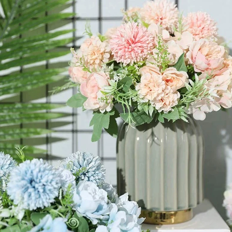 

Букет искусственных пионов, 7 головок, 1/2/3