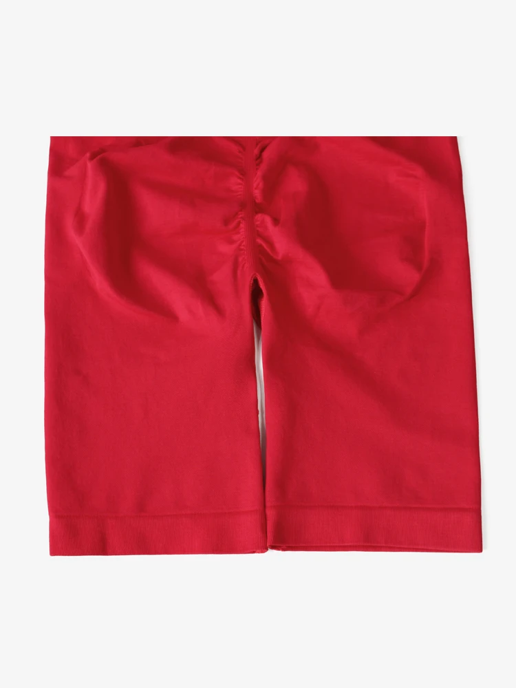 Однотонные быстросохнущие спортивные короткие леггинсы LZYVOO с высокой талией