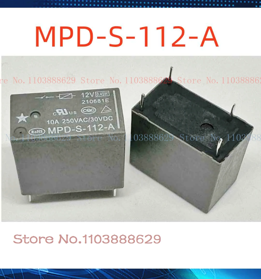 5А/10А MPD-S-112-A 32F-1A-12В