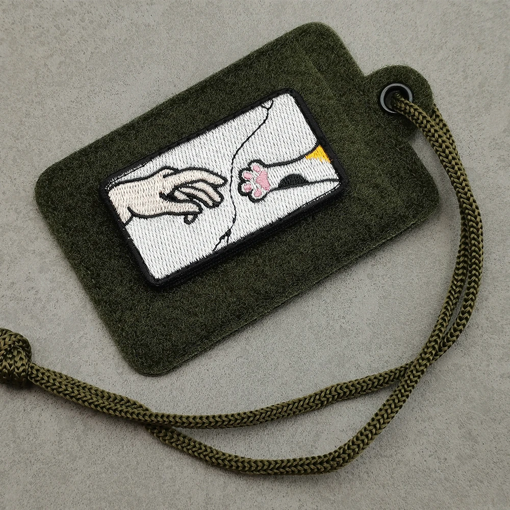 Наклейки для тактической сумки шляпы кошек и