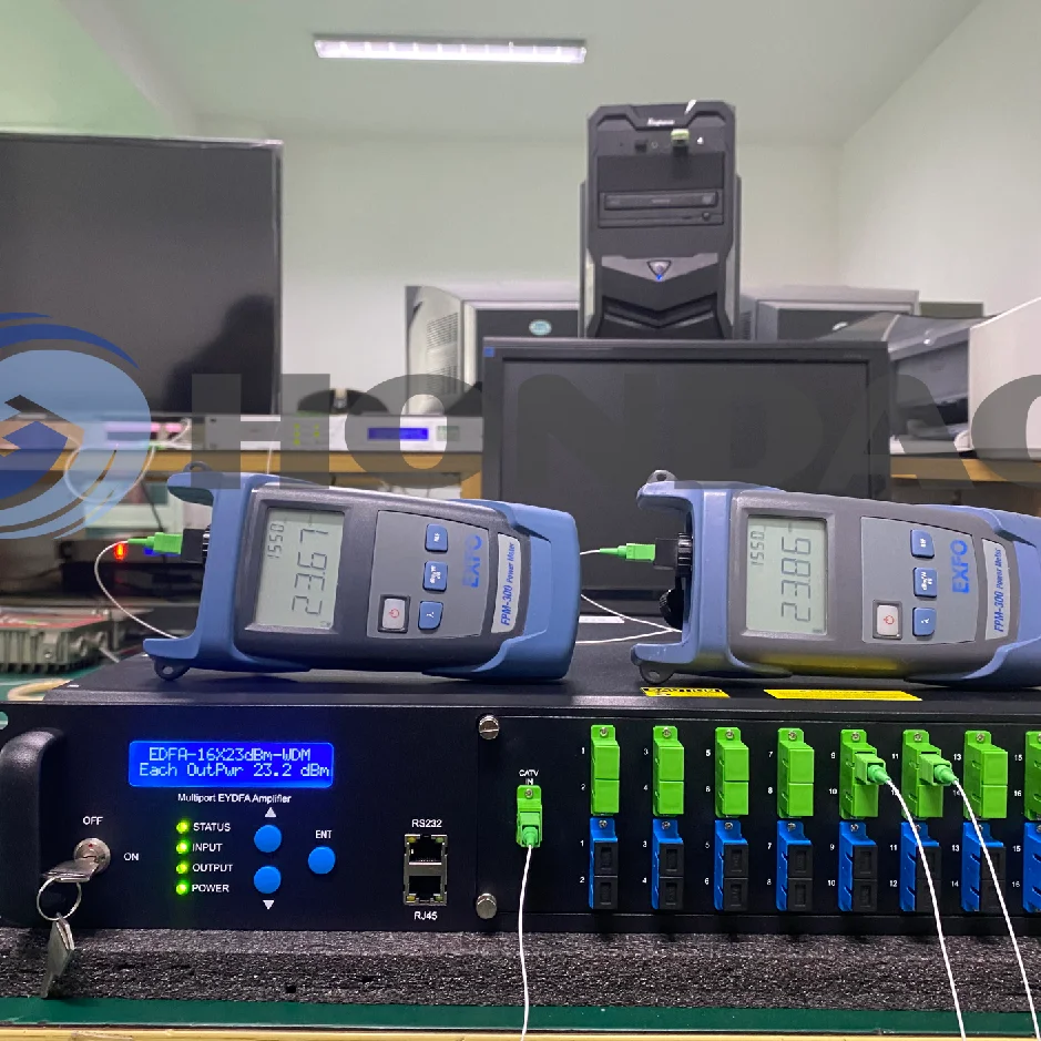 

FTTH CATV 32*20-23dbm EDFA Catv 1550nm Optical Amplifier