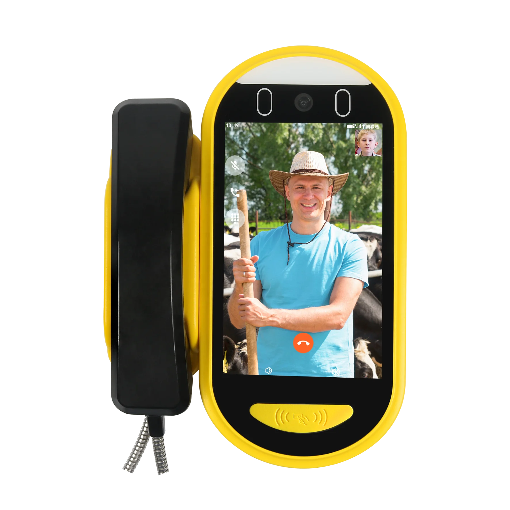 

wireless smart hd video android sip phone Touch Screen Voip Phone wall hung POE high-performance android telephones