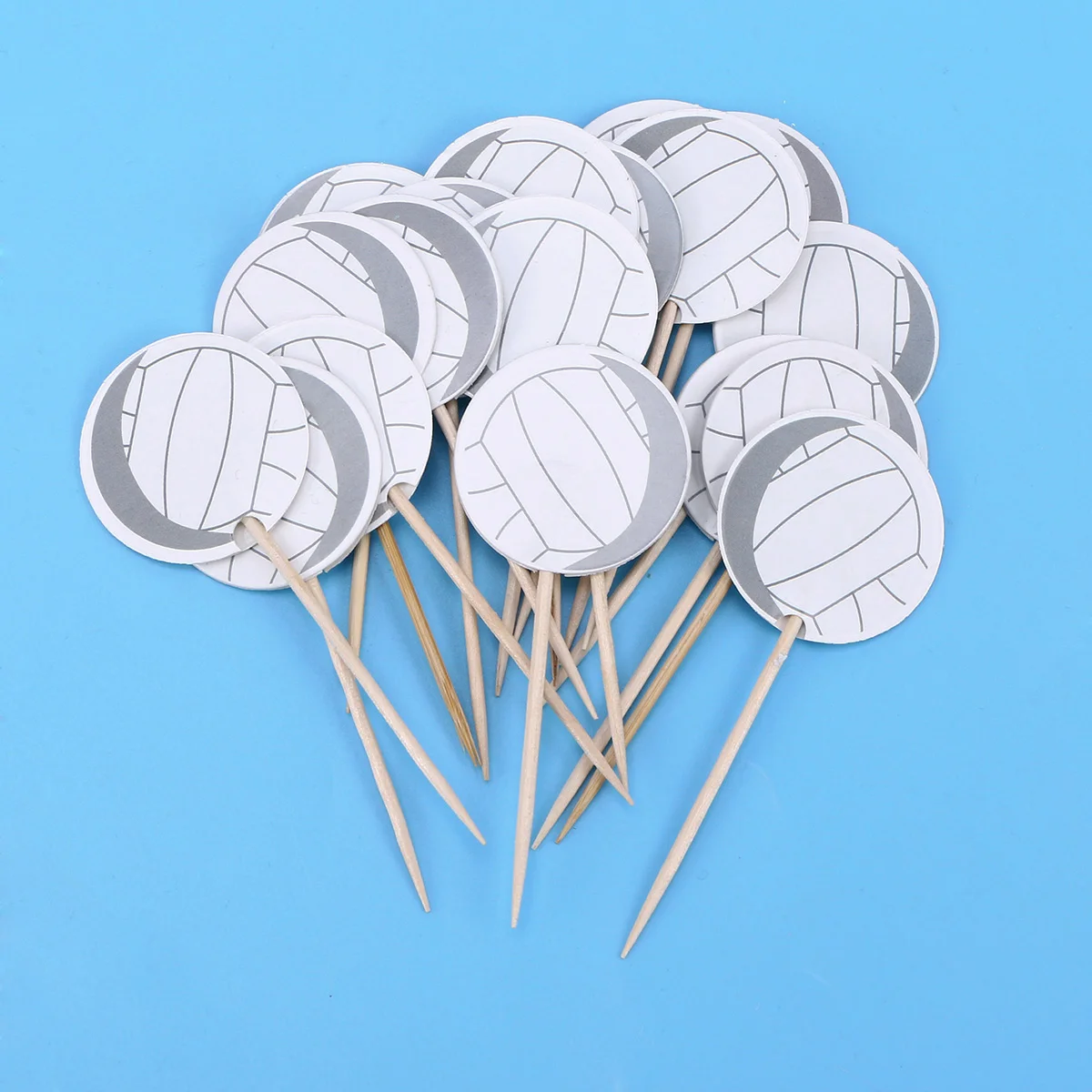 

72pcs/pack Sports Picks Decorative Cake Ornament Cake Decoration