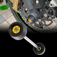 motorcycle front axle fork wheel slider falling protector for ducati multistrada 1100 1200 1200s 1260 scrambler 1100