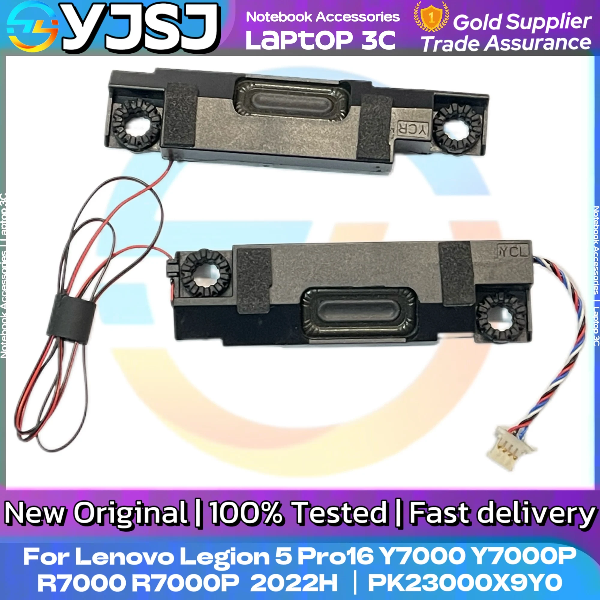 Фото Новый оригинальный аудиодинамик для ноутбуков Lenovo Legion Y560-15, 5-15ITH6H, Y7000, Y7000P, R7000, R7000P (2021H) PK23000X7V0 №3