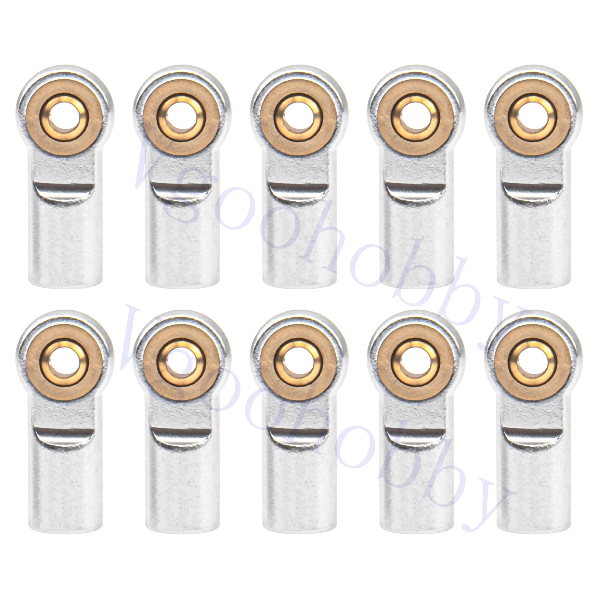 

10Pcs M3 Tie Rod End Ball Head Holder Link 3mm Thread Ball Joint for Tamiya Redcat HSP Traxxas Axial SCX10 1/10 RC Car ,L22mm