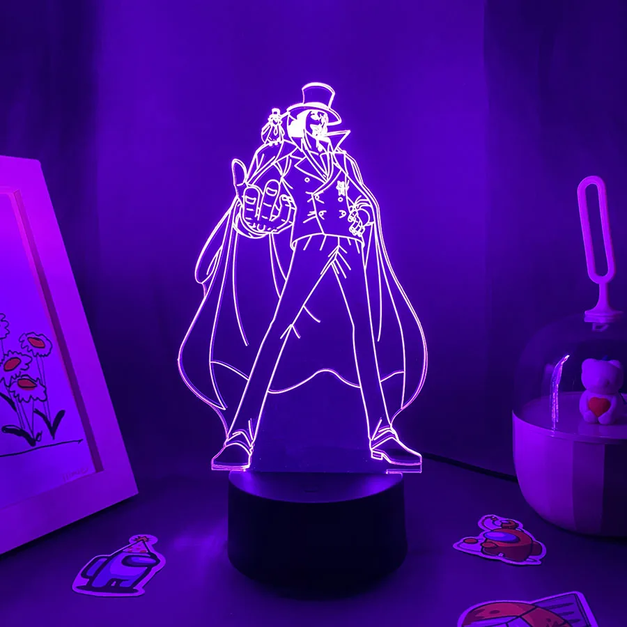 

Anime 3D Led Neon Night Light Birthday Gifts For Friends Bedroom Table Decoration Manga Figure Kid the Phantom Thief Lava Lamp