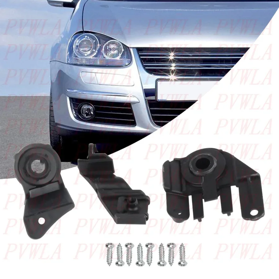 

Для VW Golf 5 Golf GTI Rabbit Jetta 5 2006 2007 2008 2009, кронштейн передней фары автомобиля, ремонтный комплект 1K0998225 1K0998226