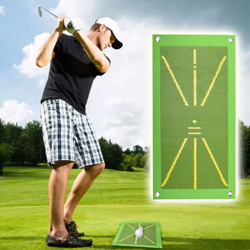 Тренировочный Коврик для игры в гольф коврик обучения ходьбе РАЗМЕТКЕ