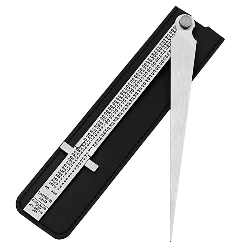 Toolstar клиновая коническая линейка из нержавеющей стали 0-150 мм, щуп, линейка глубины, проверка отверстий для измерения толщины инструмента (art.: 3920d2d7a4e08) - 3920d2d7a4e08