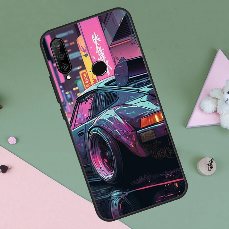 Чехол Japan JDM Sport Car для Huawei P30 P40 Lite P60 Pro Nova 7i 8i 11i 12i 12s 10 9 SE Y90 Y60 Y70 Y72 Y61 Y91 (art.: 3920cd458bc0c) - 3920cd458bc0c