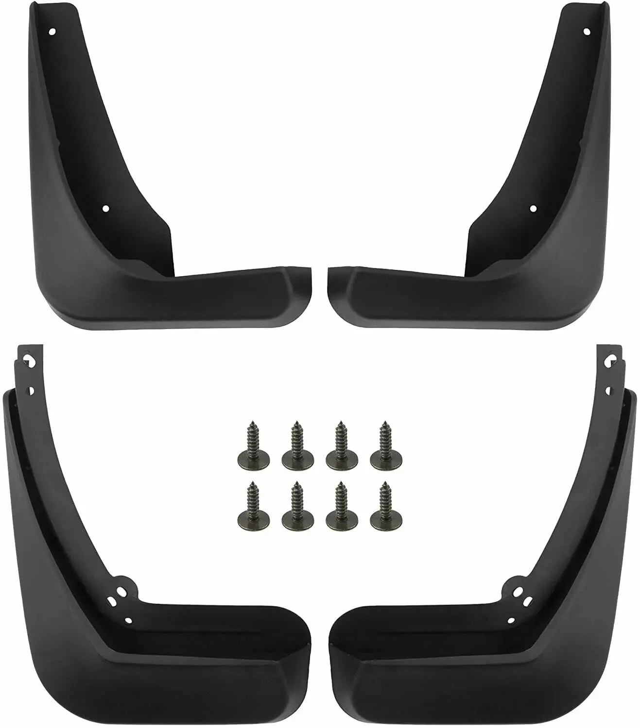 

4x Splash Guards Mud Flaps Molded Front & Rear Mudguards for Buick Regal 2011 2012 2013 2014 2015 2016 2017 Sedan