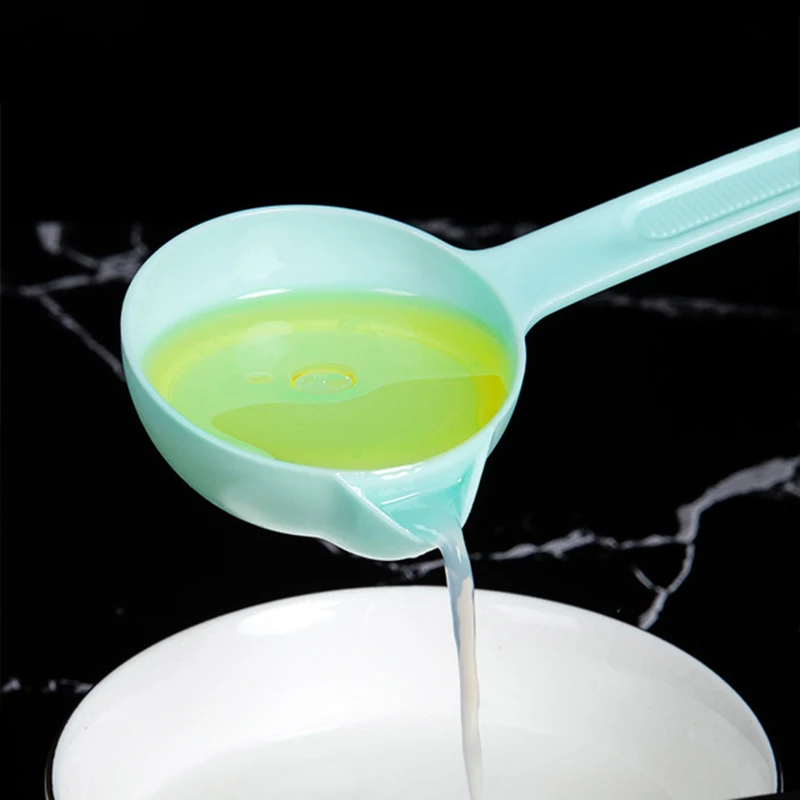 

Anti Skid Design Meal Dinner Spoons Tableware Colander PP Long Stalk Spoon Kitchen Strainer Rice Ladle Soup Spoon Solid Color