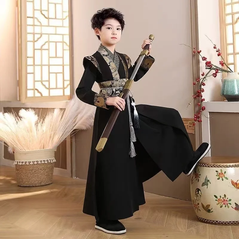 Традиционная китайская одежда для мальчиков и девочек