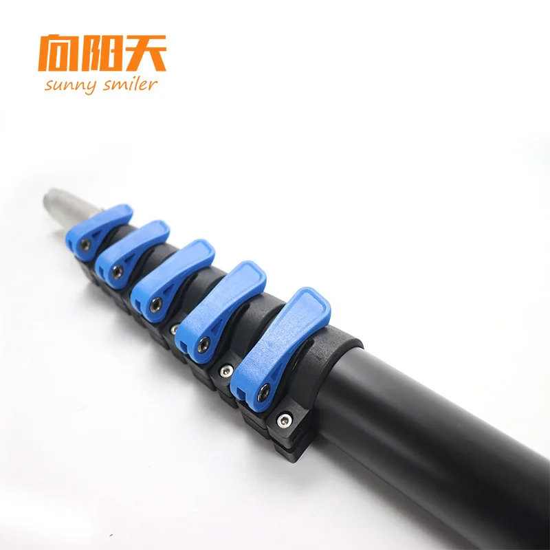 Телескопический алюминиевый удлинитель 12/15/20 футов тяжелая ручка выдвижная для