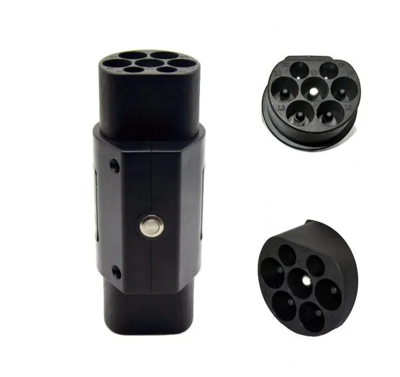 32A 22 кВт 3-фазный Тип 2 к GBT кабель EV штекер гнезду IEC 62196 зарядный адаптер для