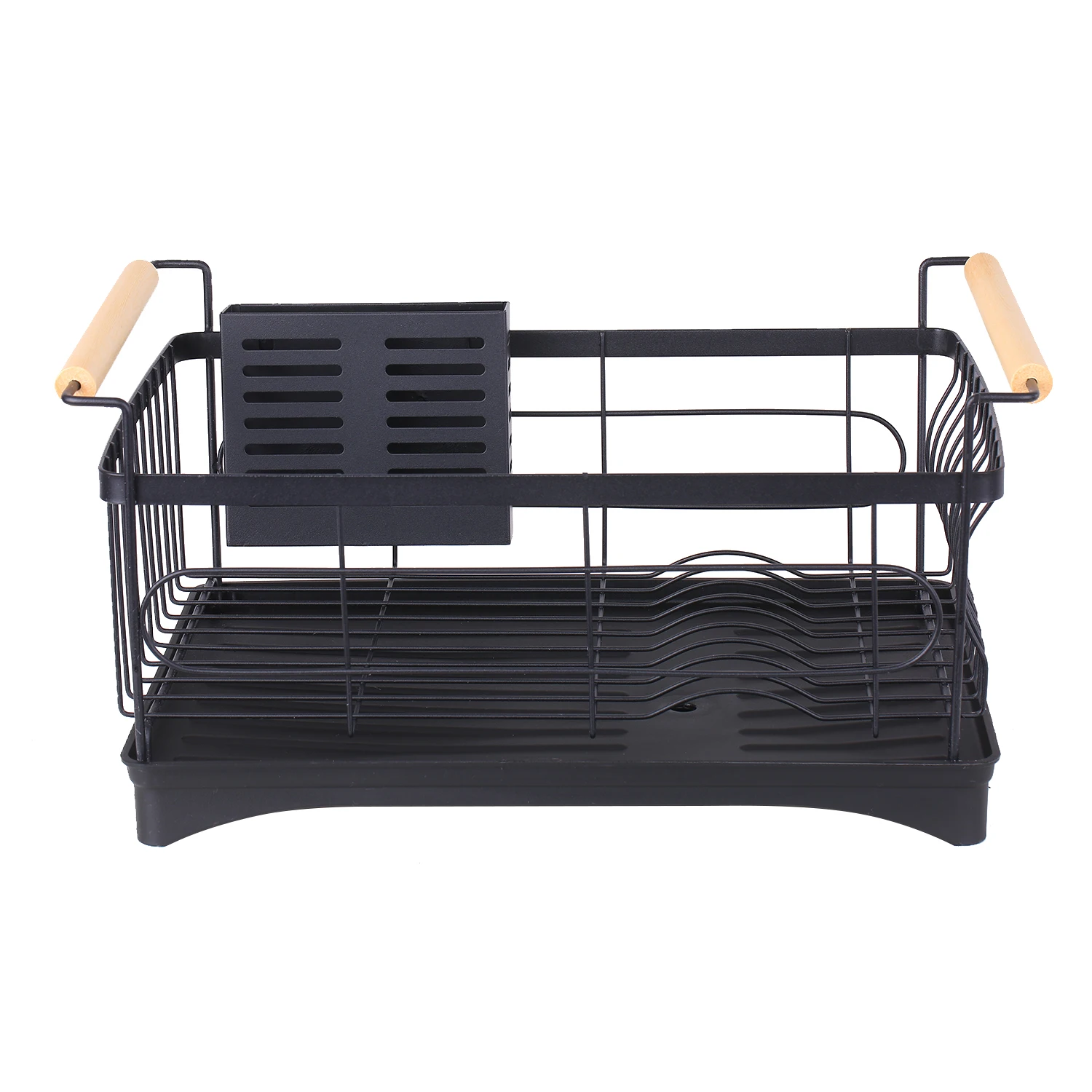 

Dish Drying Rack with Drainboard Drainer Shelves Dish Rack with Chopsticks Cage Tableware Kitchen Organizer Utensil Accessories