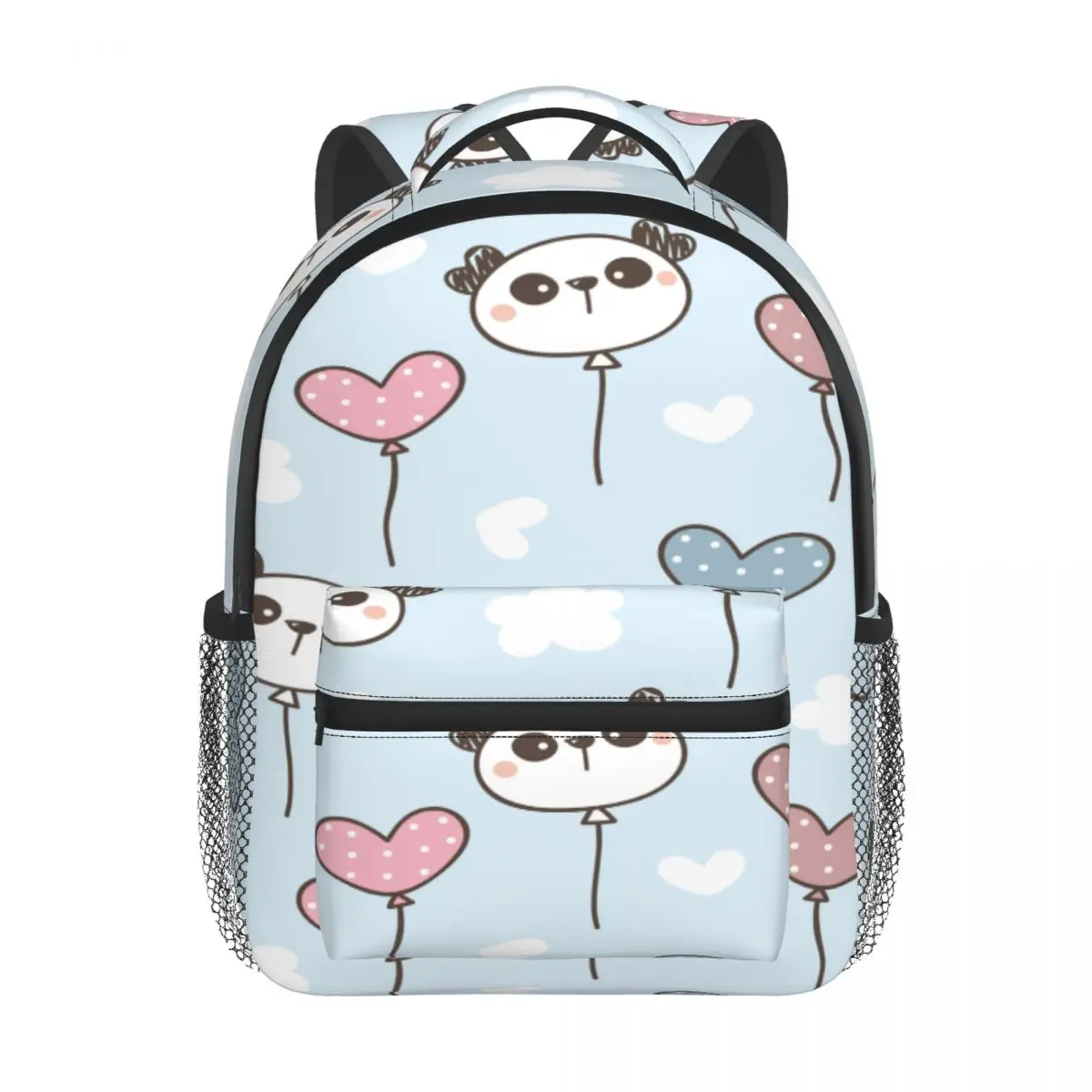Children Bag Cute Cartoon Panda Face And Balloon Kids Bag Kindergarten Preschool Backpack for Boys Girls 3-4-6 Years Old