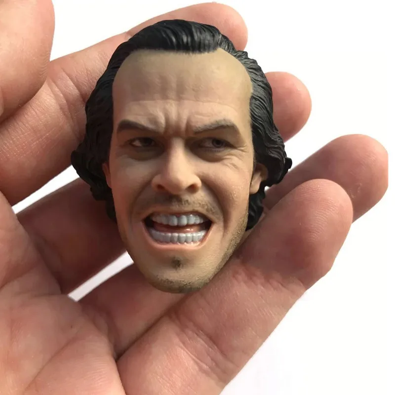 

1/6 Scale Model Figure Accessory Jack Shining Nicholson Headscuplt For 12 Inch Doll Man Action Figure Male Body Collection