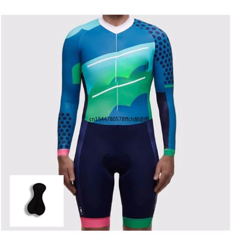 

Cycling Pro Team Long sleeve shorts Skinsuit Bike Jersey Men's Jumpsuits MTB Mountain Bicycle Triathlon Suits Cycling Clothing