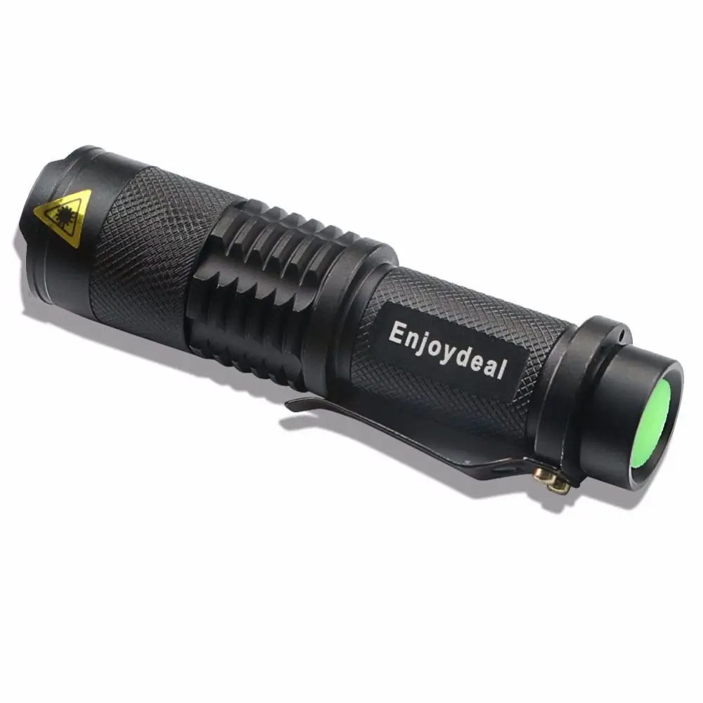 

Mini Led flashlight Portable Zoomable 3000 LM Flashlight Torch Lamp 5 Modes Use rechargeable for climbing fishing repairing