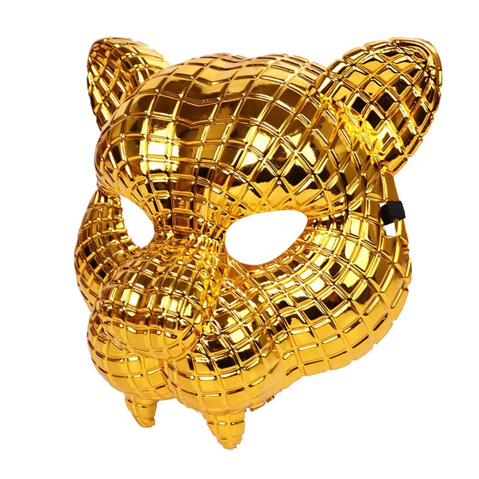 

Golden Leopard Mask Halloween Tiger Mask Animal Mask Masquerade Festival Party Props Mask