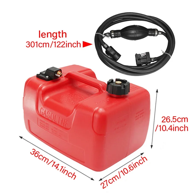 12 л лодочный подвесной топливный бак коробка для масла с разъемом красный