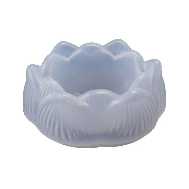 

Q81D Lotus Storage Box Crystal Mold Storage Organizer Resin Casting Mold DIY Crafts Ashtray Jewelry Holder Case Silicone Mold