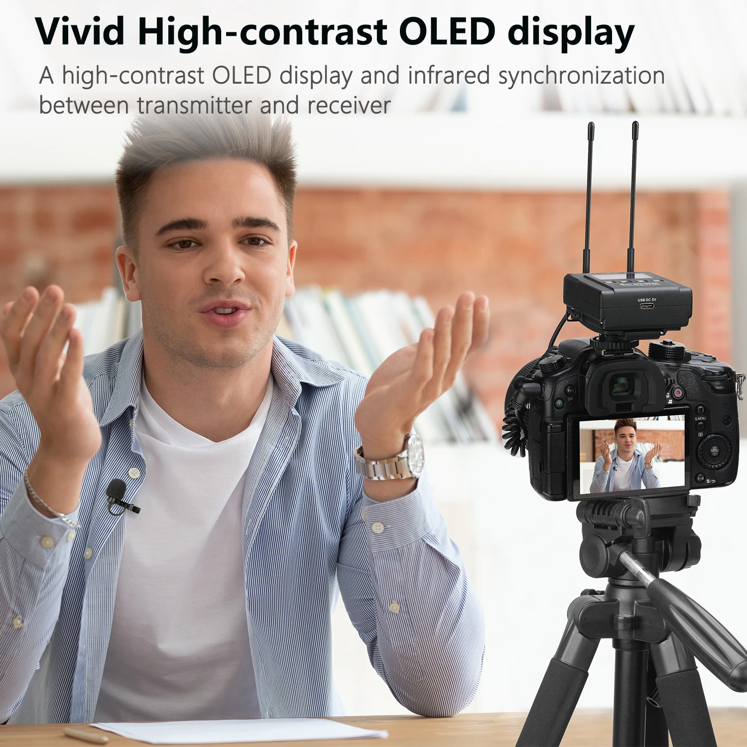 Saramonic Uwmic9s Mini 3.5mm TRS UHF Lavalier Wireless Microphone for Live Streaming Youtube Vlogging Interview Online Courses |