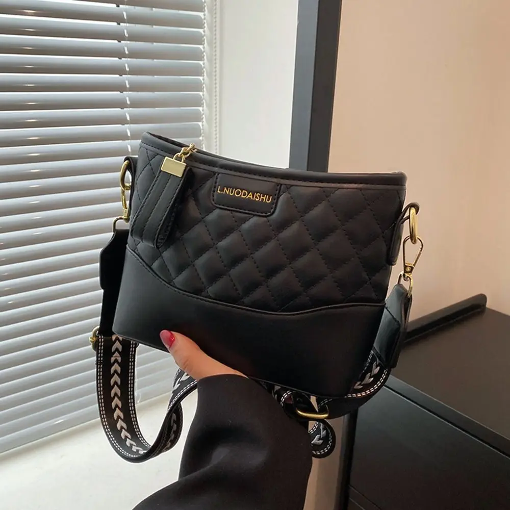 

Rhombus Rhombic Lattice Shoulder Bag Cute Underarm Bag Pu Leather Handbag Crossbody Bag Students