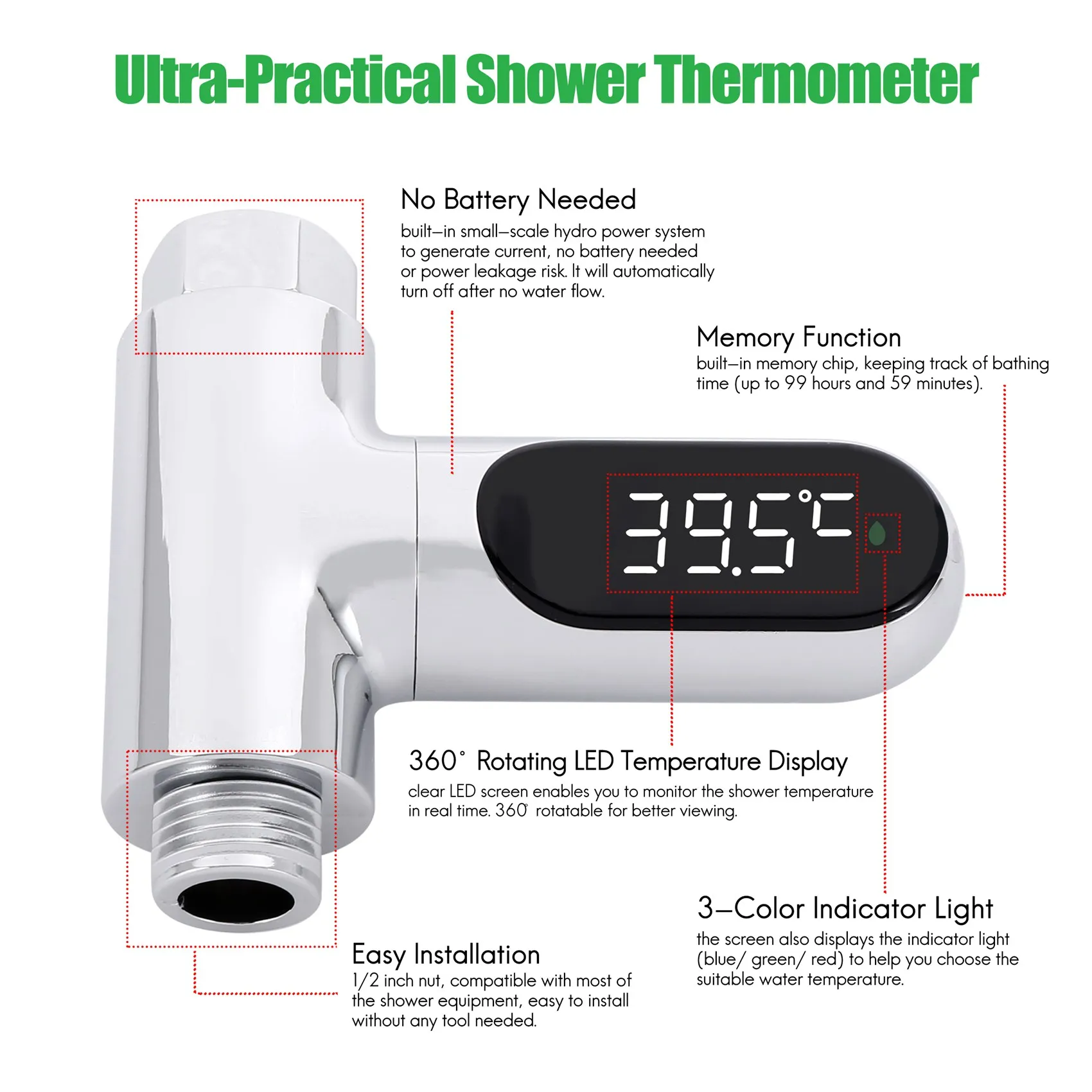 Фотография детской модели измеритель температуры воды с функцией