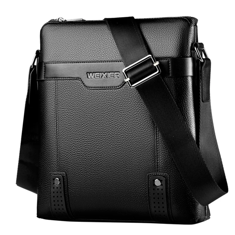 New Fashion Men Tote Bags PU Leather Famous Brand Men Messenger Bag with Clutch Male Cross Body Shoulder Business Bags for Men