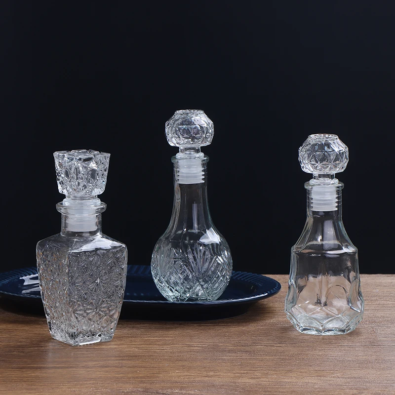 1 шт. прозрачная стеклянная чашка для виски 100/150 мл