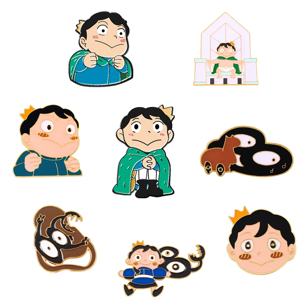 

Japanese Anime King Ranking Enamel Pins Brave Prince Brooch For Clothing Backpack Lapel Badges Fashion Jewelry Accessories Gifts