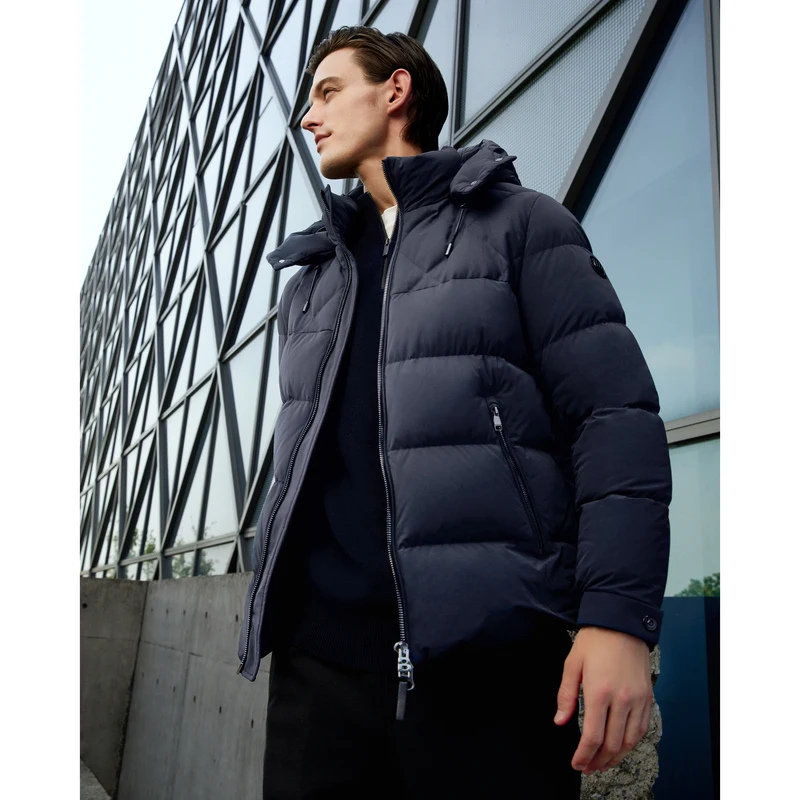 BOSIDENG 90% пуховик мужской зимний зимняя куртка верхняя одежда деловая съемная