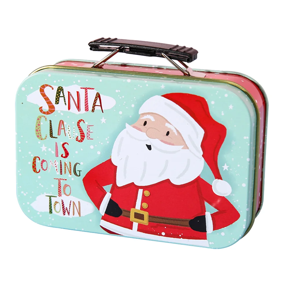 

1pc Christmas Theme Chocolate Candy Storage Box Portable Sealed Gift Box
