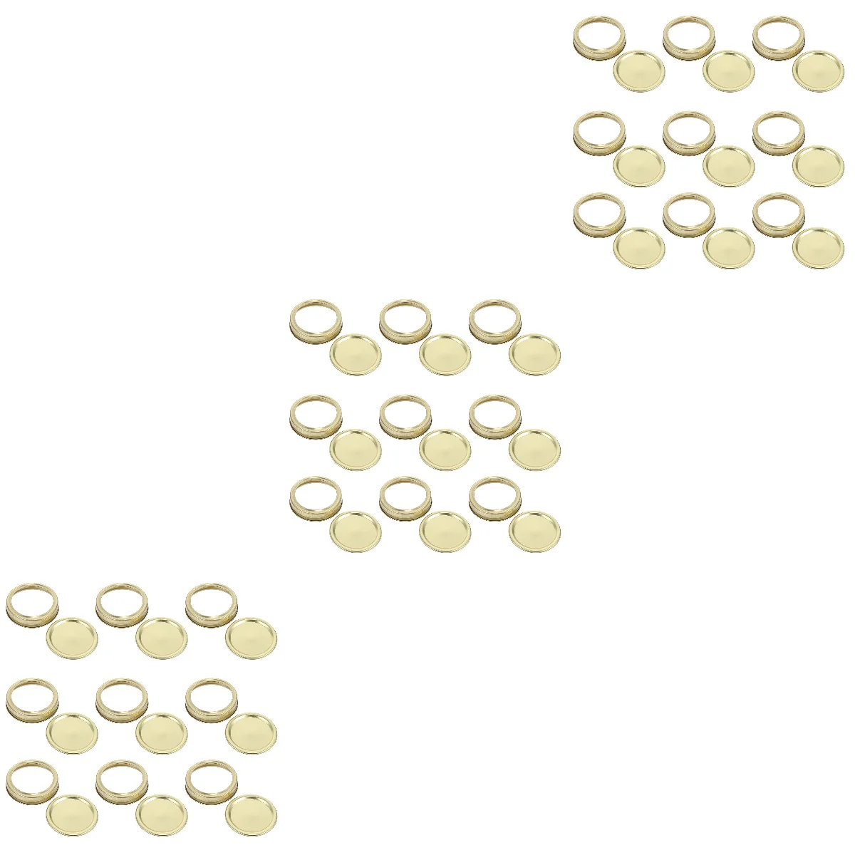 

Крышки для банок Mason Can, крышки для сиденья Mason Can (золотистые), 60 шт.