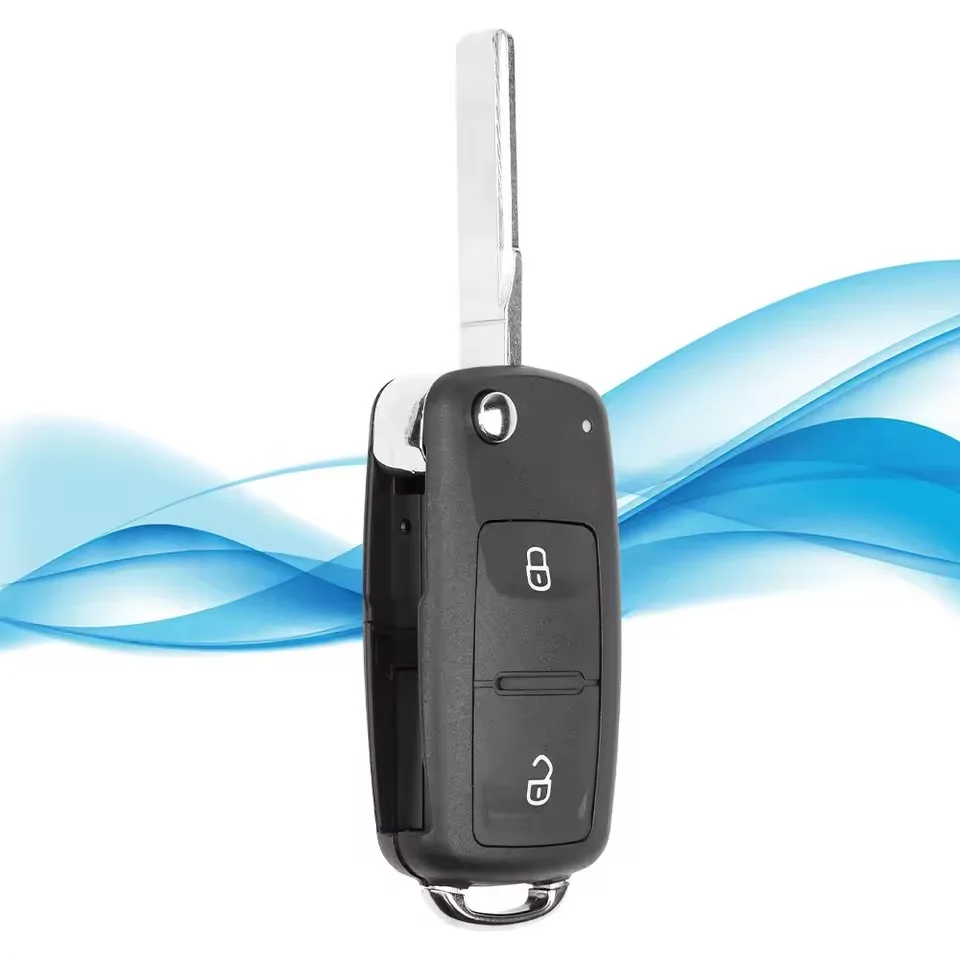 Фото YangWang FCCID: 5K0837202AD Для VW Beetle, Eos, Golf 6, Jetta, Tiguan, Seat, Skoda Fabia, дистанционный ключ-брелок с чипом ID48, 434 МГц №5