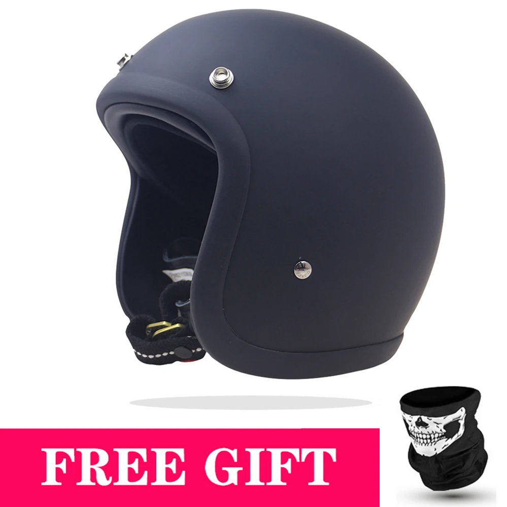 

Подлинный винтажный мотоциклетный шлем TT & COCASCOS из стекловолокна, ретро скутер, езда с открытым лицом, 3/4 Jet Casco Moto Capacete, одобрено DOT