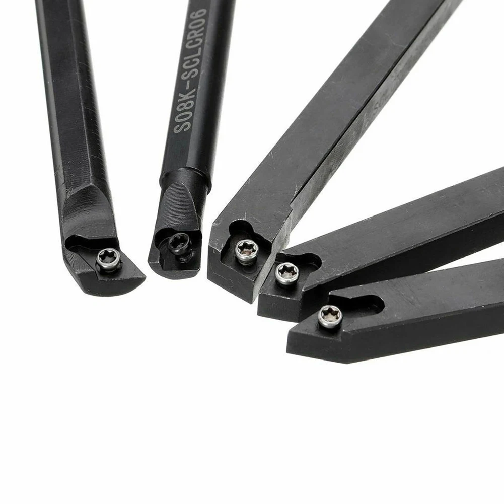 5 шт. 8 мм индексируемый токарный станок держатель инструмента + CCMT 060204 DCMT 070204