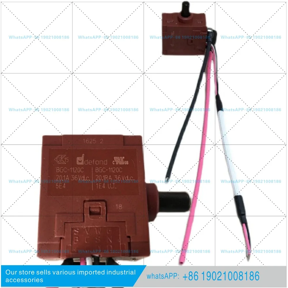 Выключатель для электродрели Defeng BGC-1120C 36VDC 20.1RA (art.: 3920d9172bf0d) - 3920d9172bf0d