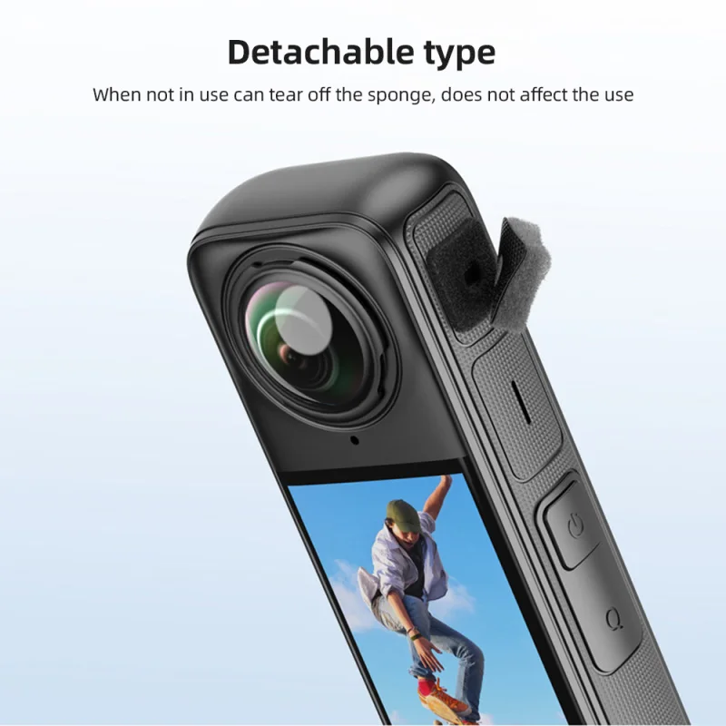 VRIG микрофон ветрозащитный Замена ветрового стекла для Insta360 X4/X3 аксессуары