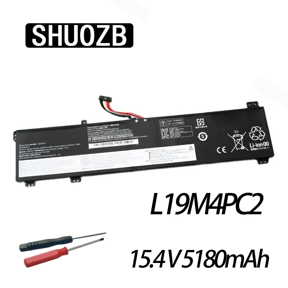 

Новый аккумулятор L19C4PC2 L19M4PC2 для ноутбука Lenovo Y9000K 2020 Legion 7I 15IMH 15IMH05 15,4 в 80 Втч 5180 мАч с бесплатными инструментами